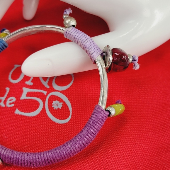 2012 Uno de 50 "La que abunda" Bangle Bracelet - Picture 7 of 12